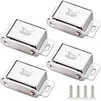 Imanes Puertas Armario Fuerte Jiayi 4 Piezas Imanes Cierre Puertas Armario 8KG Imanes para Puertas de Muebles Cierre…